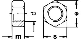 DIN 934 Nuts Hex Nuts Brass Hex Nuts DIN 934 Hex nut DIN 934 hexagonal Nuts 